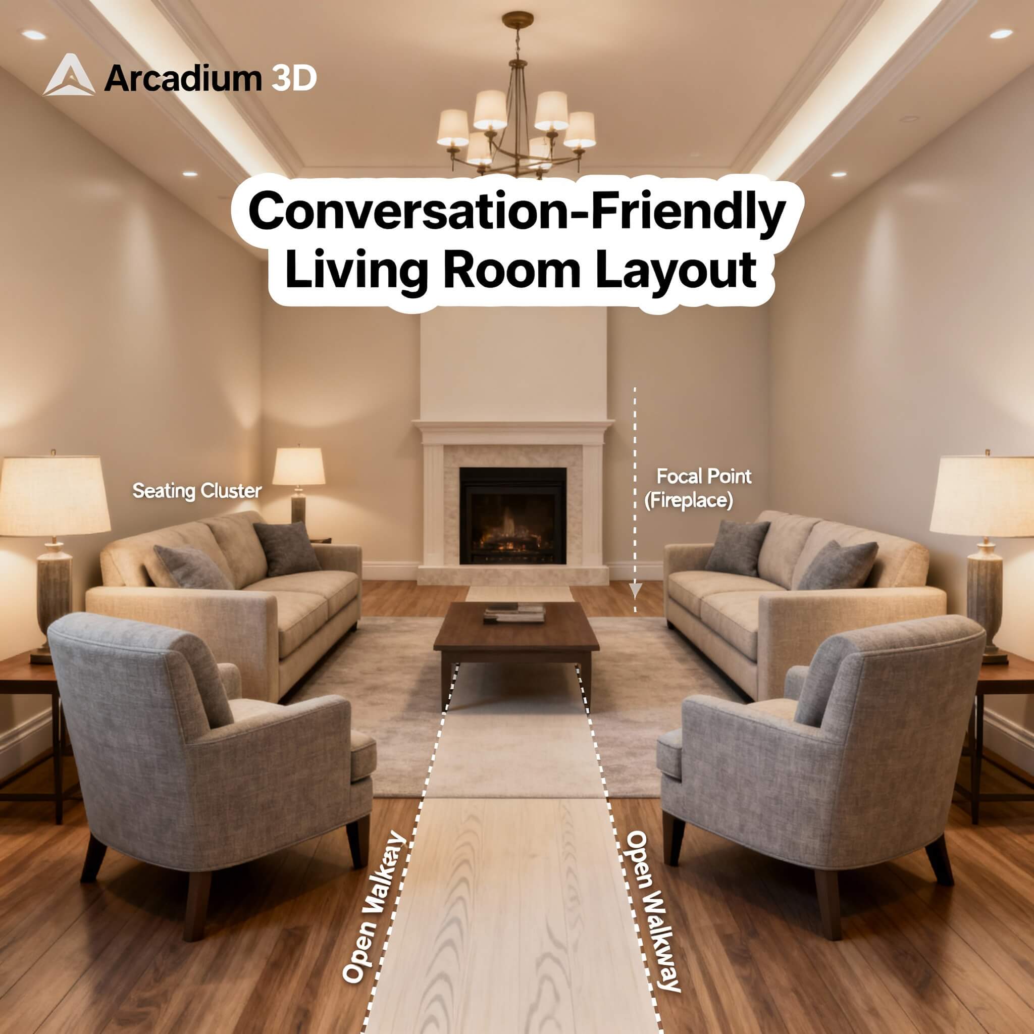 Designing a Conversation-Friendly Living Room Layout