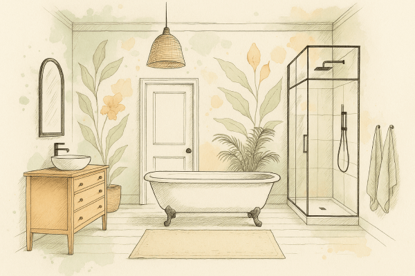 Arcadium 3D model bathroom 