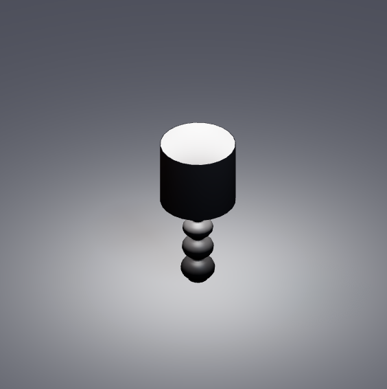 3D model lamp