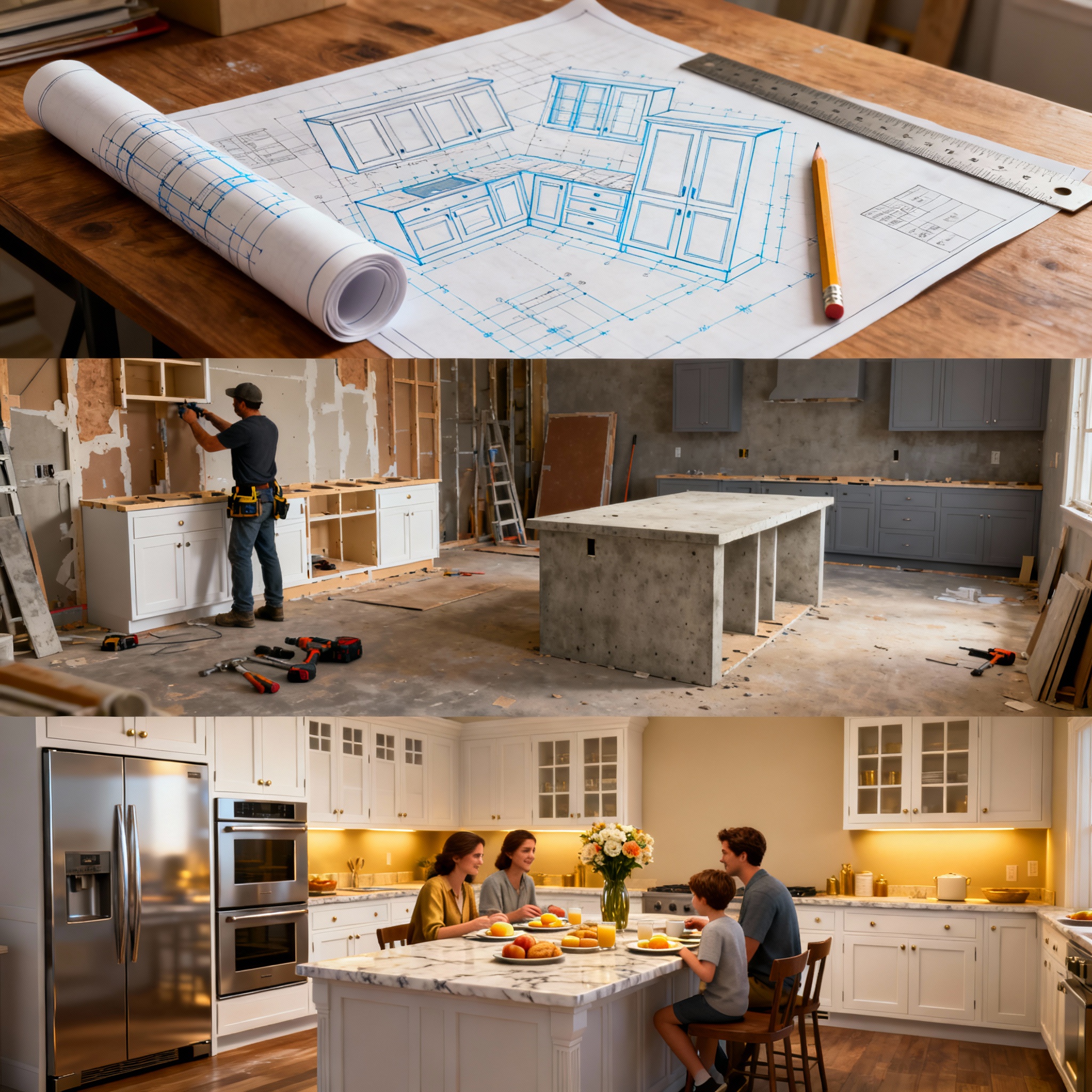 From Blueprint to Beautiful – A Family’s Kitchen Makeover Using Arcadium 3D